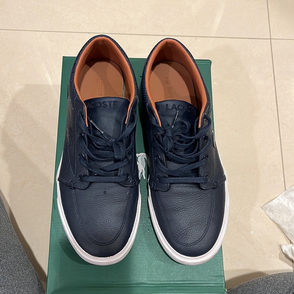 Lacoste Mens Navy Sneakers View 2